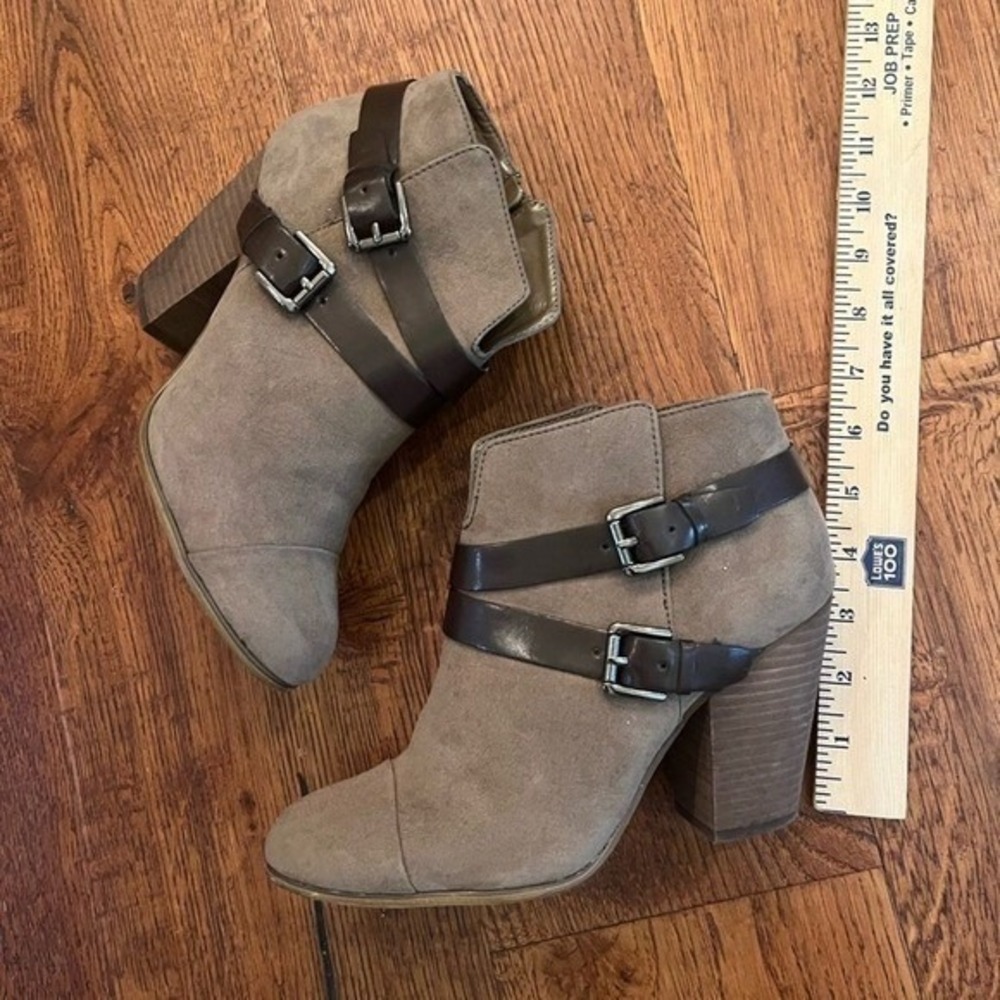 Carlos by Carlos Santana Ankle Boots Women 7.5 Brown Hadley Harness Western Boho - Picture 6 of 10